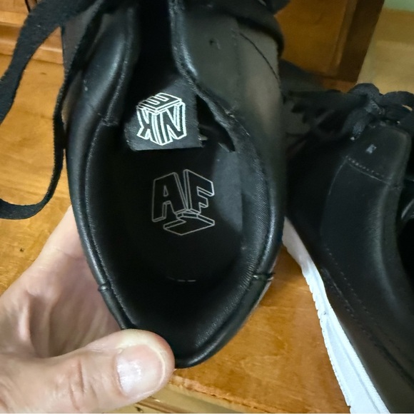 Nike Air Force one pixel sneakers black women’s size 12 shoes - Picture 9 of 12